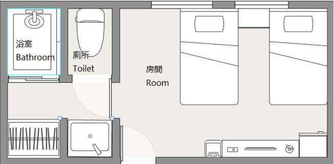 合綠の宿 203 Ósaka Exteriér fotografie